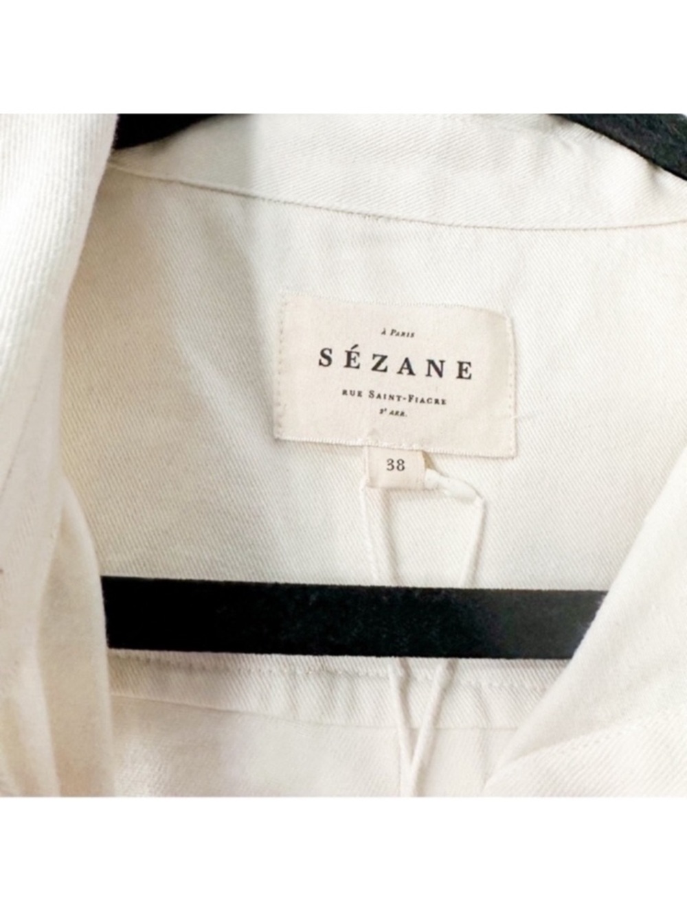 Sezane Maxine Dress Ecru Embroidered Size 38 US 6 NWT - Picture 7 of 9